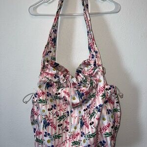 Mickey and Minnie Tote Bag Pink and White